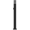 vidaXL Outdoor Floor Lamp Set of 3 Black