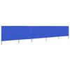 vidaXL Wind Screen Azure Blue Non-woven fabric 236.2 x 47.2 in Foldable