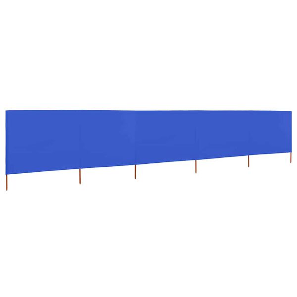 vidaXL Wind Screen Azure Blue Non-woven fabric 236.2 x 47.2 in Foldable
