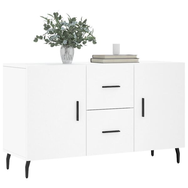 vidaXL Sideboard White Engineered wood 39.4 in Sideboard Rectangular
