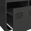 vidaXL Sideboard Black Cold-rolled Steel Medium Sideboard Rectangular
