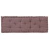 vidaXL Pallet Cushion Taupe 100% cotton and cotton blend Extra Large