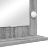 vidaXL Vanity Mirror Rectangular Grey Sonoma 23.62 x 21.65 x 7.09 in