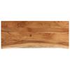 vidaXL Bathroom Countertop Natural wood Solid Acacia wood 55.1x23.6 in