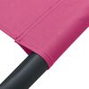 vidaXL Patio Lounge Bed with Canopy & Pillow Pink