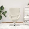 vidaXL Egg Chair Cream 24.80 x 28.74 x 35.43 in Velvet