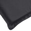 vidaXL Sun Lounger Cushion Black Oxford fabric (100% polyester)