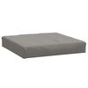 vidaXL Pallet Cushion Melange dark gray 100% polyester One Size