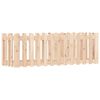 vidaXL Garden Raised Bed Natural Wood Solid Pine Wood 59.1x19.7x19.7 in