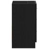 vidaXL Sink Cabinet Black Oak Engineered Wood Medium Sink Cabinet