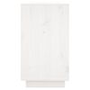 vidaXL Sideboard White 43.7x13.4x23.6" Solid Wood Pine