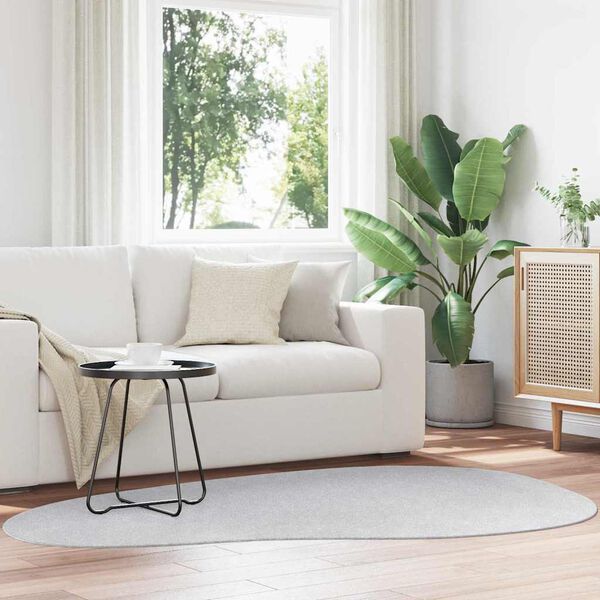 vidaXL Carpet Folding HUARTE Grey 55.12 x 78.74 in Polyester