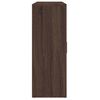 vidaXL Sideboard Brown Oak Engineered Wood Medium Storage Sideboard