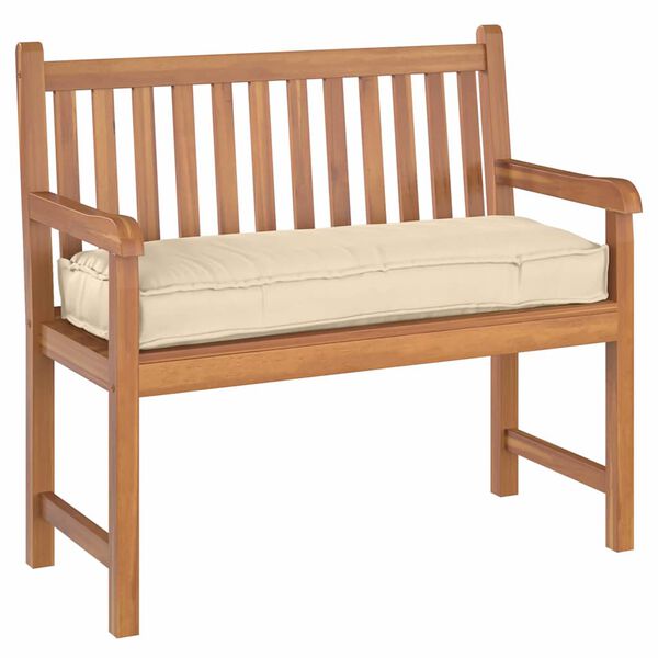 vidaXL Cushion Beige 43.31 x 15.75 x 3.15 in Oxford Fabric