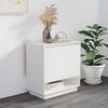 vidaXL Sideboard White Engineered Wood Medium Sideboard Rectangular