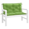 vidaXL Garden Bench Cushion Melange Green 100% Polyester
