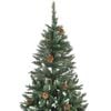 vidaXL Artificial Pre-lit Christmas Tree with Ball Set 59.1"
