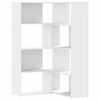 vidaXL Corner Bookcase White Engineered Wood Medium Corner Bookcase