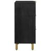 vidaXL Sideboard Black Engineered wood 23.6 x 13.0 x 29.5 in Sideboard
