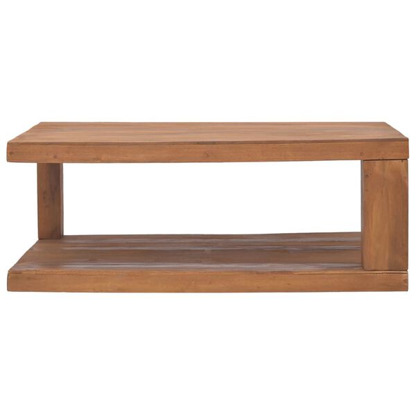 vidaXL Coffee Table Warm wood tone Solid Teak Wood Medium Coffee Table
