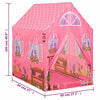 vidaXL Play Tent Pink 170T polyester, PVC, PE 40.9 in Foldable