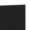 vidaXL Headboard Black Oak 160 x 1.5 x 80 cm Engineered Wood