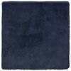 vidaXL Shaggy Rug Navy Polyester 63 x 63 in Non-scratch Shaggy Rug