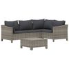 vidaXL Garden Lounge Set Grey