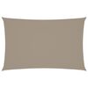 vidaXL Sunshade Sail Oxford Fabric Rectangular 16.4x26.2' Taupe