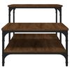 vidaXL Coffee Table Brown Oak Engineered Wood Medium Coffee Table