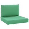vidaXL Pallet Cushion Green Oxford fabric (100% polyester)