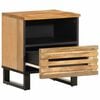 vidaXL Bedside Cabinet Set of 2 Rough Mango