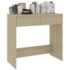 vidaXL Desk Sonoma oak Engineered wood Compact Computer Desk