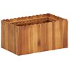 vidaXL Raised Bed Natural wood color Solid acacia wood Compact Durable
