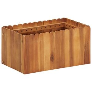 vidaXL Raised Bed Natural wood color Solid acacia wood Compact Durable