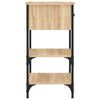 vidaXL Bedside Cabinet Set of 2 Sonoma Oak Engineered wood Medium