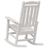 vidaXL Garden Rocking Chair 2 pcs White 70 x 92 x 108cm Plastic