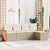 vidaXL Garden Sofa Set Beige