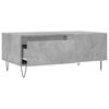vidaXL Coffee Table Concrete grey Engineered wood, metal Medium