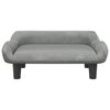vidaXL Kids Sofa Light Gray Velvet (100% polyester), Solid pine wood, Foam