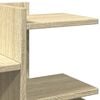 vidaXL Desk Organiser Sonoma Oak 19.3x7.9x20.7" Engineered wood