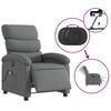 vidaXL Electric Massage Recliner Chair Dark Gray