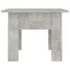 vidaXL Coffee Table Concrete Grey Engineered Wood Small Coffee Table