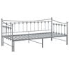 vidaXL Sofa Bed Frame Grey Powder-coated metal