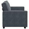 vidaXL 2-Seater Sofa Dark Grey Velvet 47.2 in width Durable