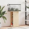 vidaXL Aquarium Stand Sonoma Oak Engineered Wood Medium Sleek