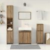 vidaXL Bathroom Furniture Set Artisan Oak Engineered Wood