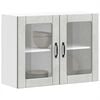 vidaXL Kitchen Wall Cabinet Concrete Gray Engineered Wood Medium