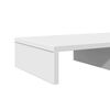 vidaXL Monitor Stand White 19.7x10.6x3.9" Engineered Wood
