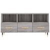 vidaXL TV Cabinet Grey Sonoma 40.2x14.2x19.7" Engineered Wood